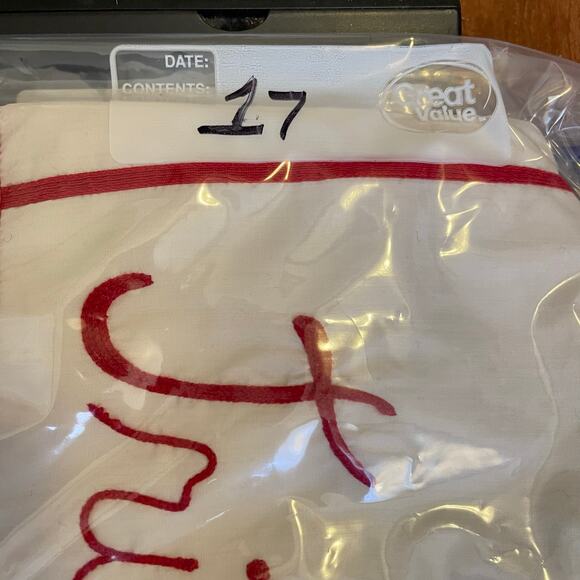 Vtg 60s Sailor Collar High School Club Embroidered Tri-Kette Uniform Cotton Top - Picture 9 of 9